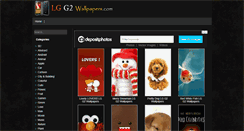 Desktop Screenshot of lgg2wallpapers.com
